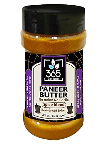 365 STORE TO DOOR 365 STORE TO DOOR Indian Spice – Jain Paneer Butter Masala, 100 gm. | Homemade Powdered | for Healthy Cooking | Ready to use | All Seasonings Spices | Pure & Hygiene | Spice Mix – Pack of 1