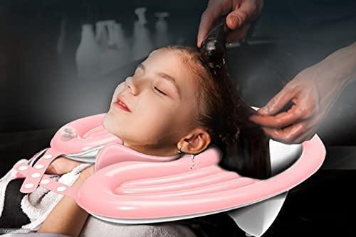 overa Overa Portable Hair Shampoo Basin, Foldable Mobile Shampoo Bowl Hair Washing Sink Rinse Tray,Wash Bowl Household for Pregnant, Elderly