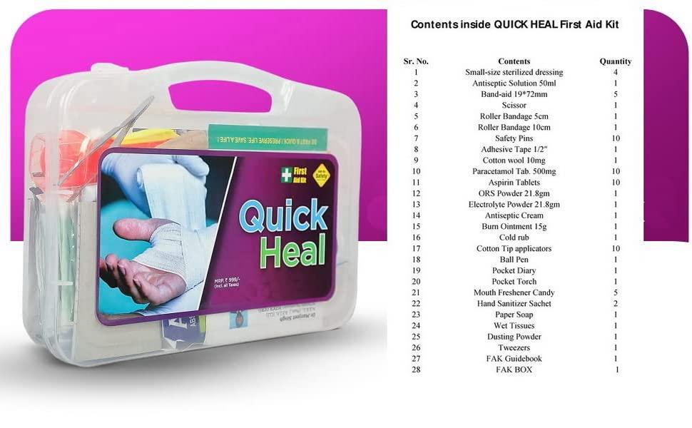 JAYCO Add-on Safety Quick Heal First Aid Kit - with all the items inside