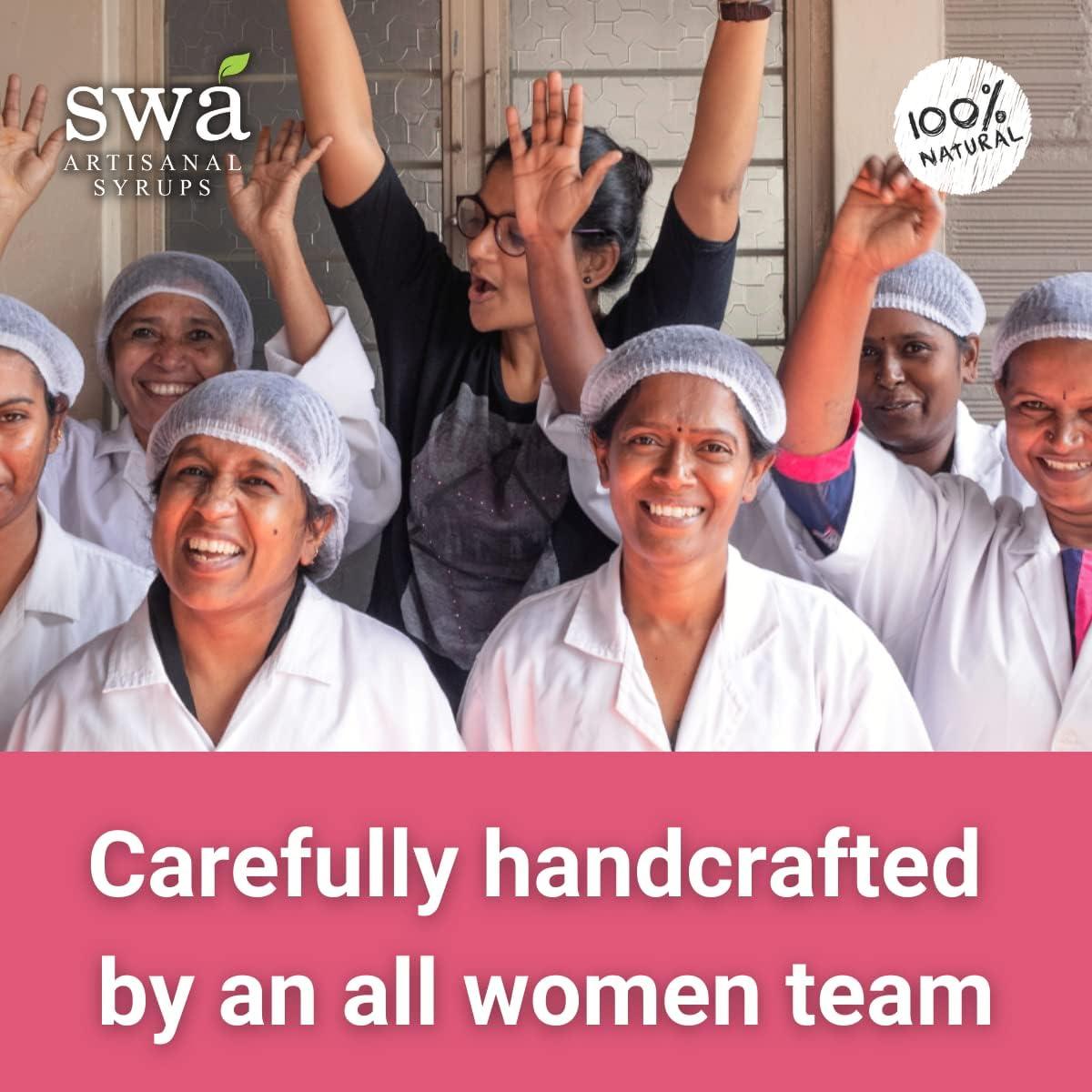 Swa Artisanal Syrups Swa Artisanal Syrups - Jamun Kala Khatta, 100% Natural, Combo Pack Of 2 Makes 24-30 Drinks, Syrup For Cocktails/Mocktails/Kid\'s Lemonades/House Parties/Ice Gola (250Ml X 2), Liquid