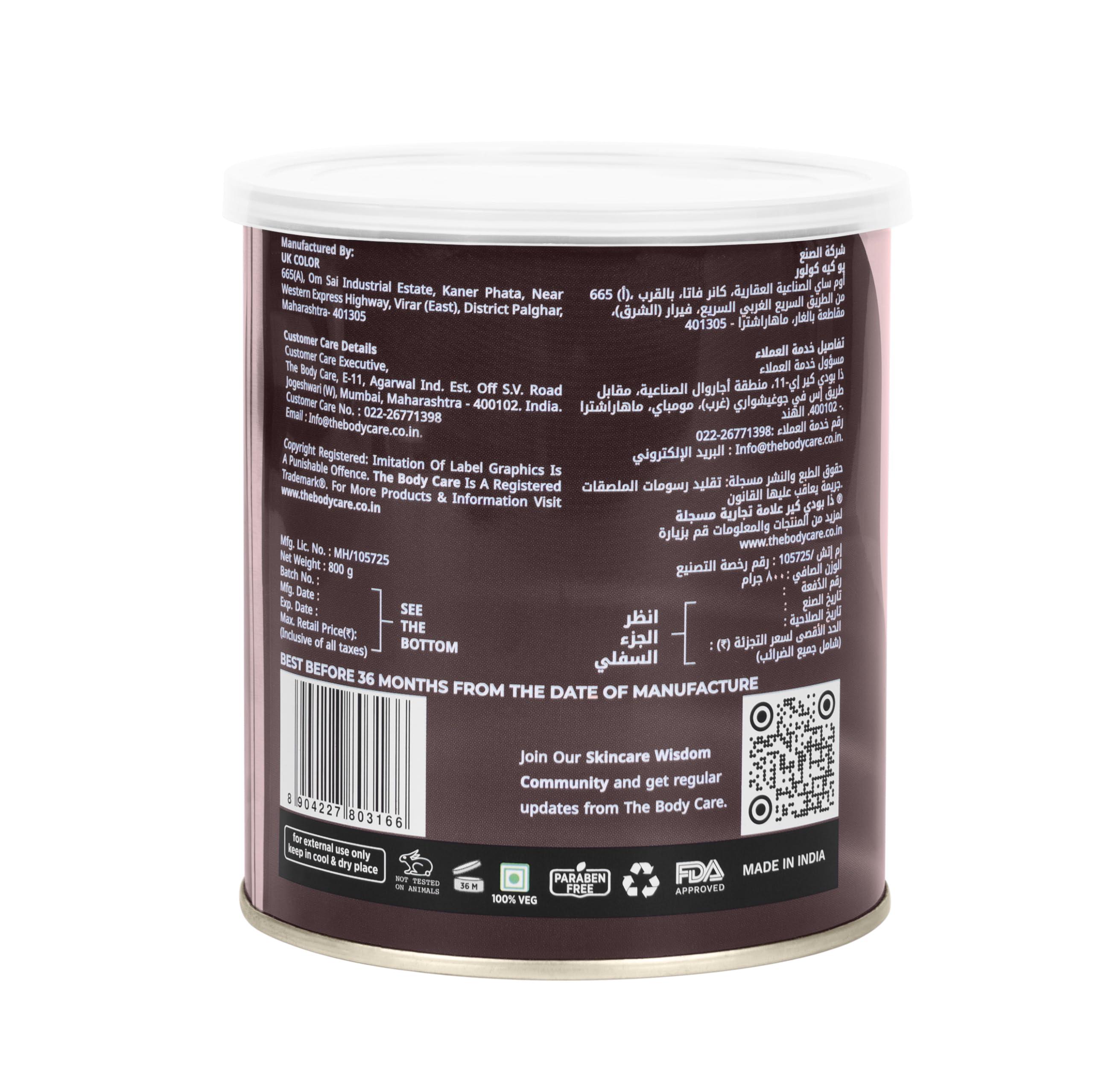 BODYCARE The Body Care Chocolate Wax - 600g & Pearl Shine Wax - 700g | Combo Pack | Rich and Luminous Hair Removal