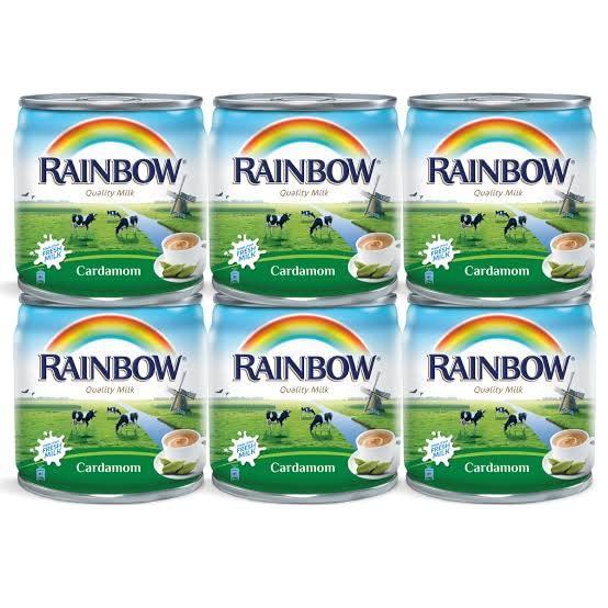Friesland Campania Rainbow Milk Cardamom Pack of 6×160ml