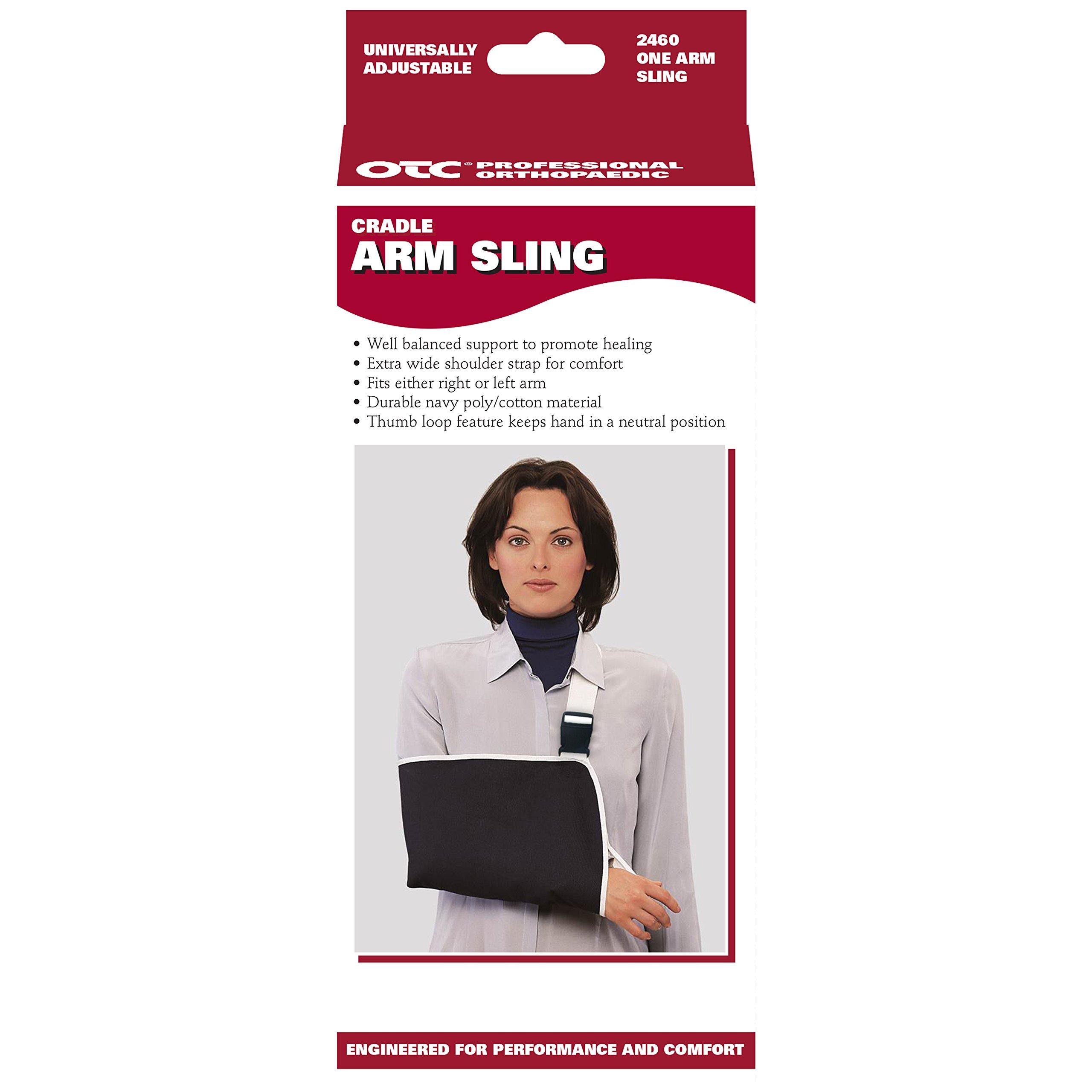 OTC OTC Cradle Arm Sling, Thumb Loop, Reversable Left or Right Shoulder