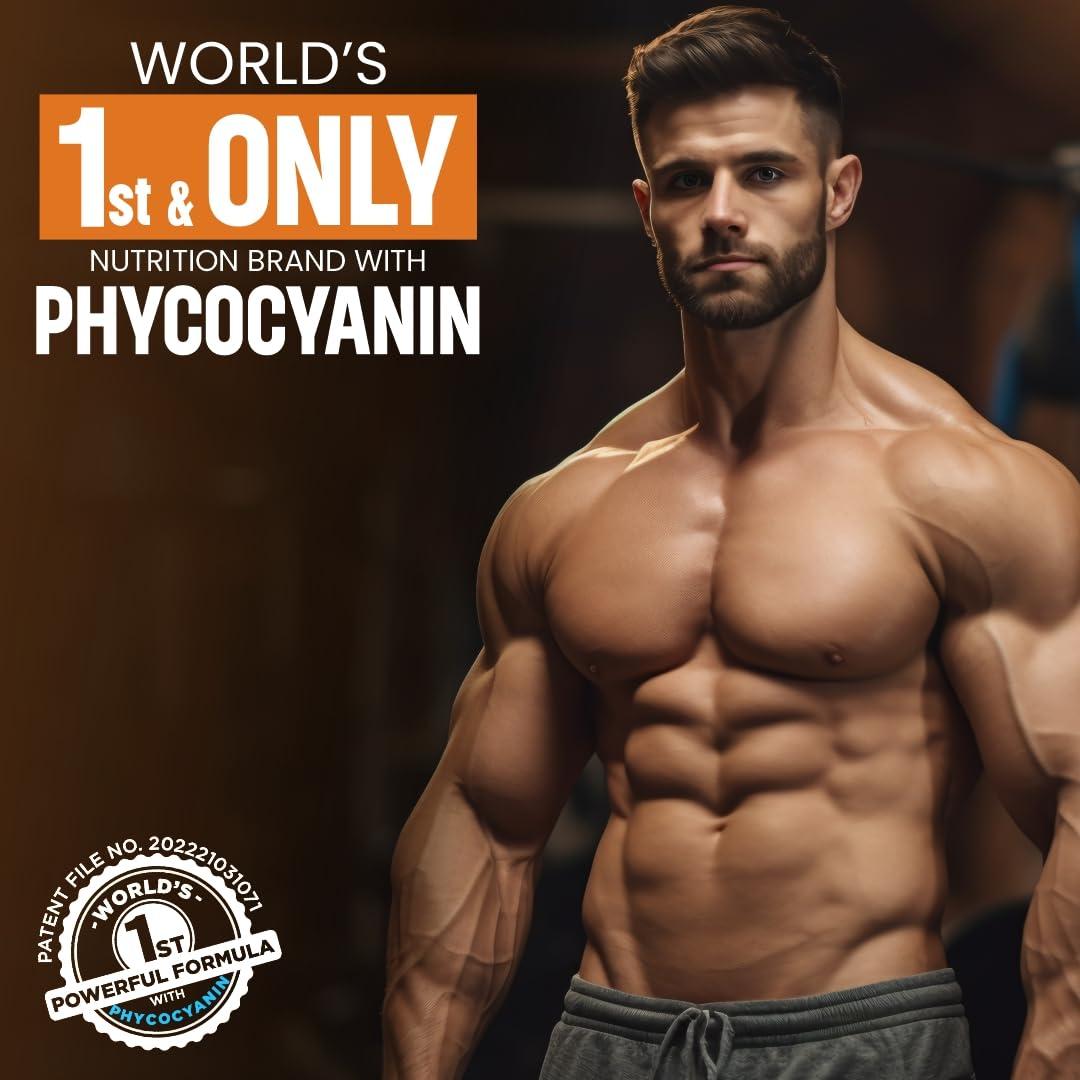 Bolt Bolt Nutrition Pre Workout Supplement With Caffeine Powder, Citrulline Malate, B-Alanine, Taurine For Explosive Energy, Pump & Focus 300G,30 Servings Blue Berry Blast