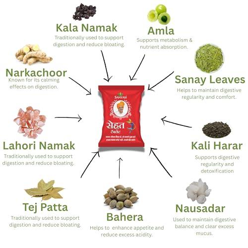 Sanyasi Sanyasi Sehat Tablet - Ayurvedic Medicine For Weight gain, Mass Gain for Men and Women