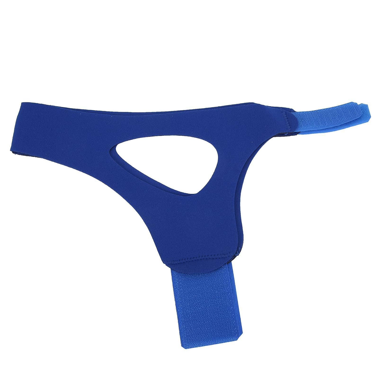 Folanda CPAP Chin Strap, Anti Snore Chin Strap, Adjustable Snoring Solution/Sleep Aid for Men and Women, Stopper Chin Straps for Snoring, Anti Snoring Devices, Stop Snoring, More Nose Breathing (Blue)