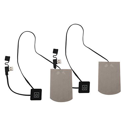 Xinrub Socks Heating Pad, Composite Fiber Socks Heating Cloth Electric Socks Heating Film 1 Pair for Outdoor Sports