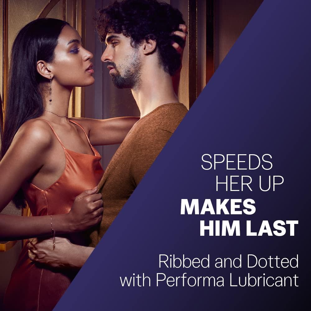 Durex Durex Mutual Climax Condoms - 10 Count & Durex Condoms, Extra Time - 10 Count