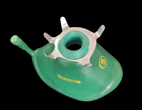 RESUSCITATIONS Anaesthesia Antistatic Anatomical Face Mask (Green) Sizes : 0