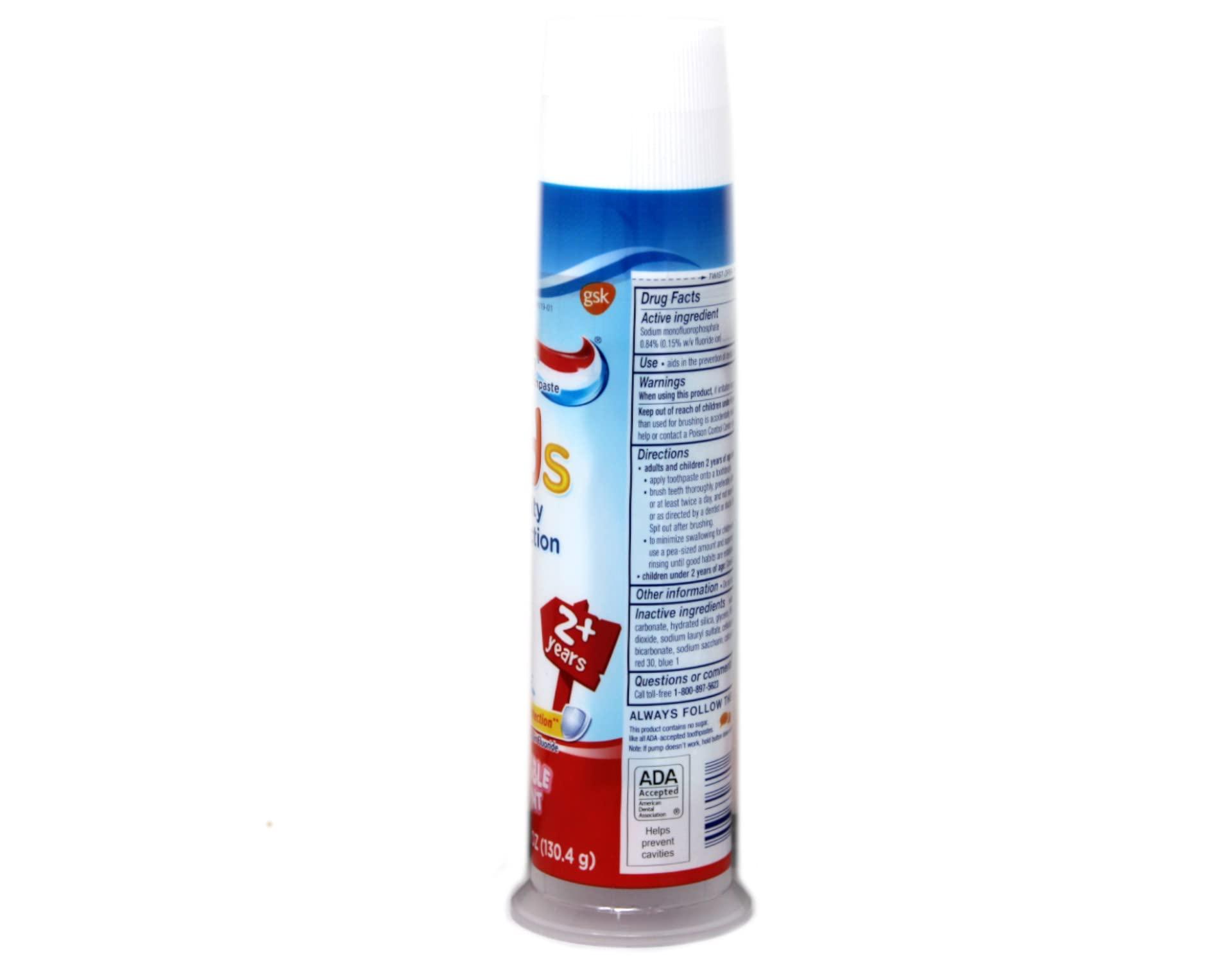 Aquafresh Aquafresh Pack Of 2 : Kids Cavity Protection Toothpaste,Bubblemint 4.6 Oz(Pack Of 2)