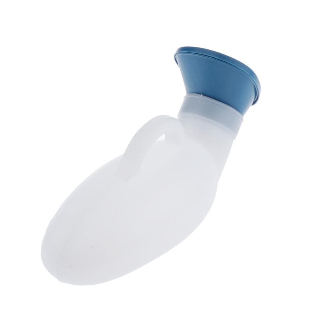 EXPORA EXPORA 800ml Long Trip Travel Urinal Bottle Male Pee Potty Urine Container Blue Lid