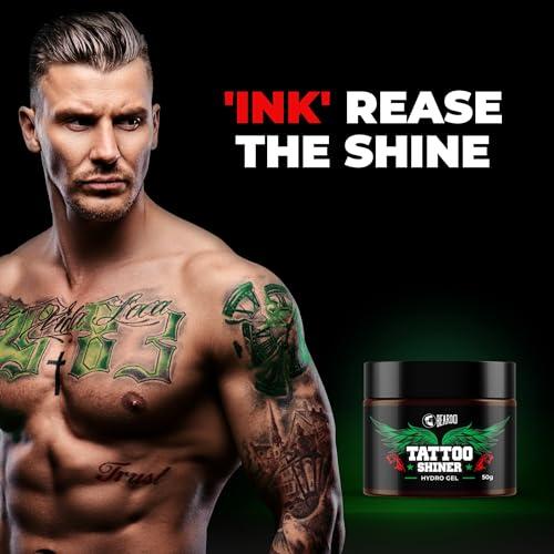 BEARDO Beardo Hair Removal Spray 200ml, Tattoo Shiner Gel 50g (Set of 2)