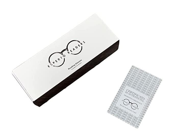 ESPERTO READERS ESPERTO READERS Roady Reading Glasses - Blue Cut Lens With Antireflection & Ultra Light Weight For Men & Women +1.00 to +3.00 Power Half Rim - Blue (+1.75)