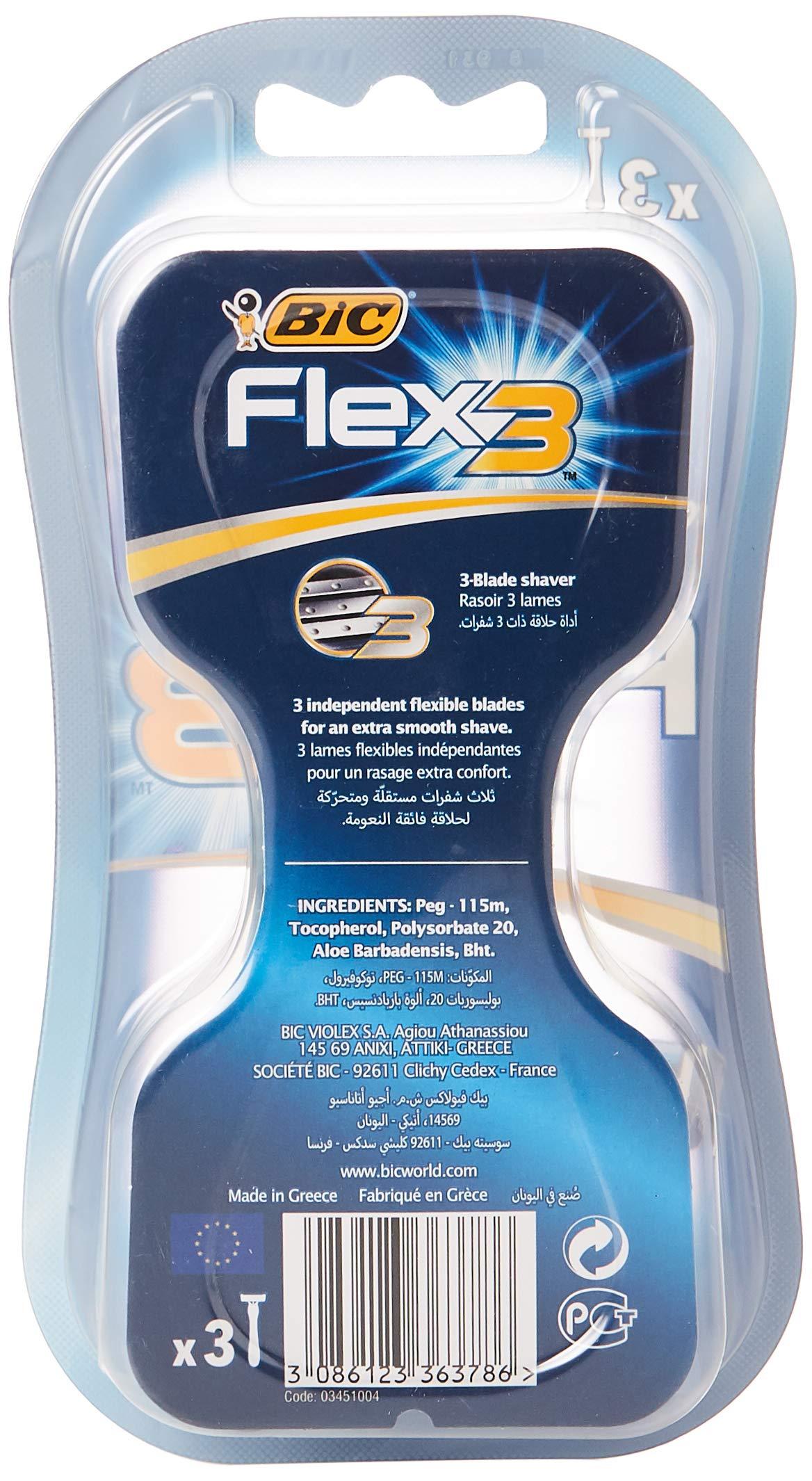 BIC BIC Flex 3 Comfort Disposable Razors - Pack of 3