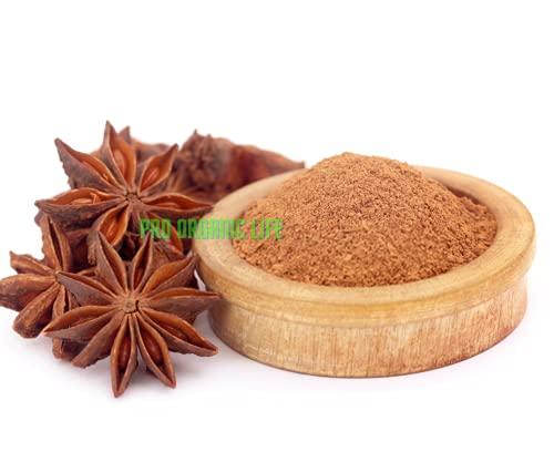 PRO ORGANIC LIFE Pro Organic Life dried whole star anise powder spice Indian spices star herb powder 200 grm