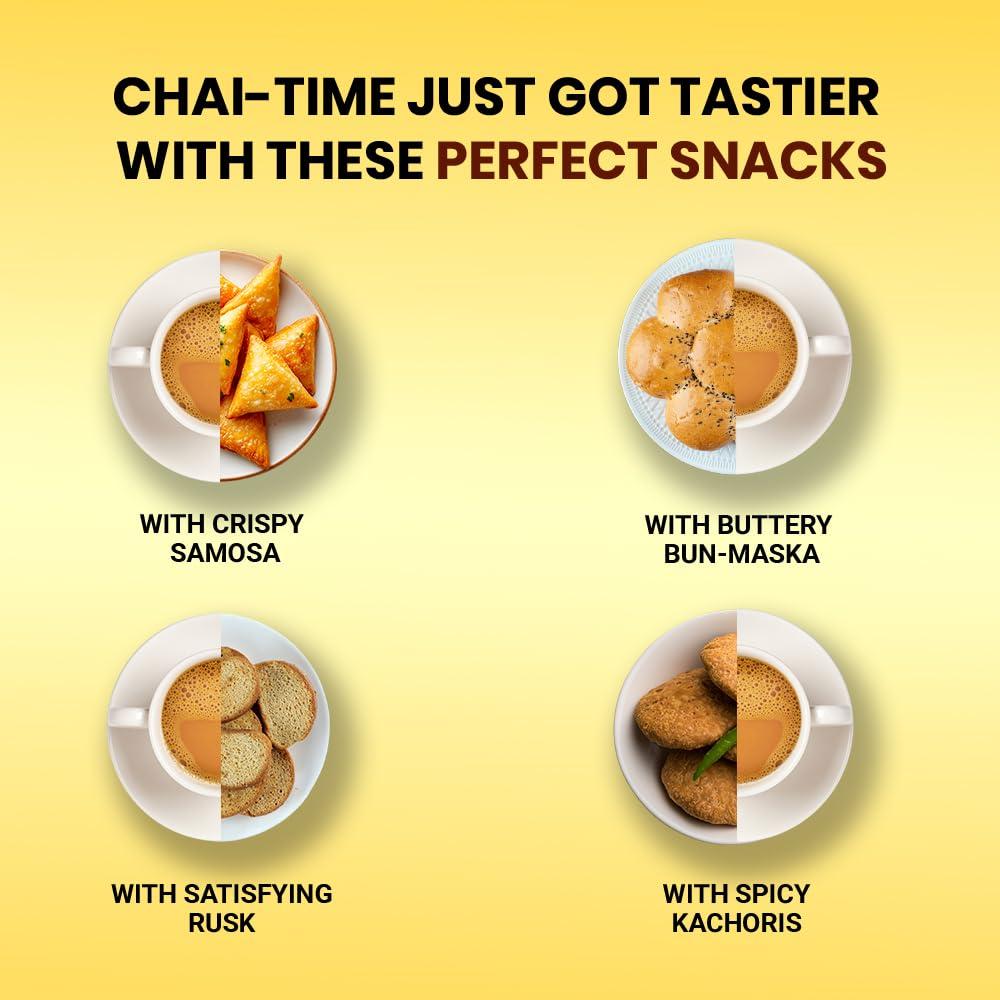 VIKRAM VIKRAM Gold Special Mix Tea | Blended With 5 Unique Types Of Leaves From Upper Assam And Enriched With Orthodox Tea Leaves | Rich & Aromatic Chai | Balck Tea - 500 Gram