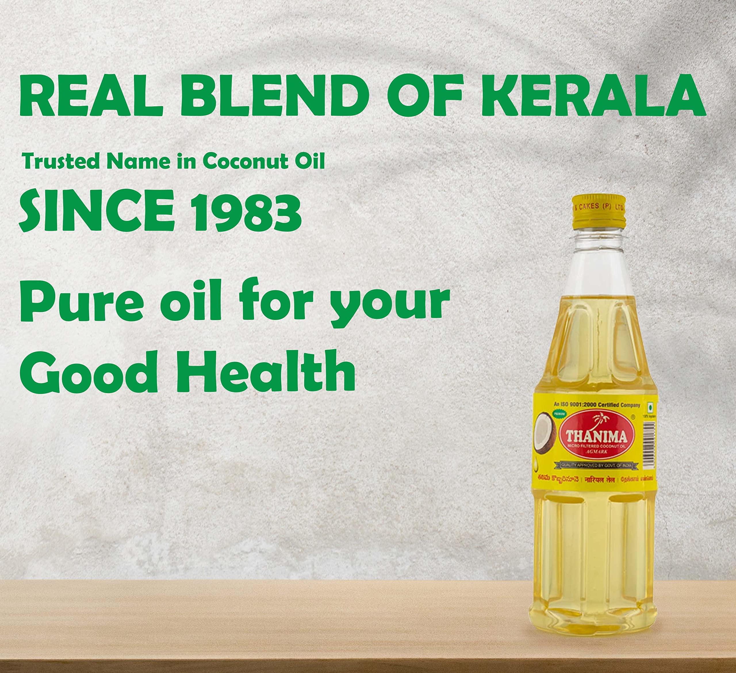 THANIMA Thanima 100% Pure Coconut Oil 500ML for Cooking