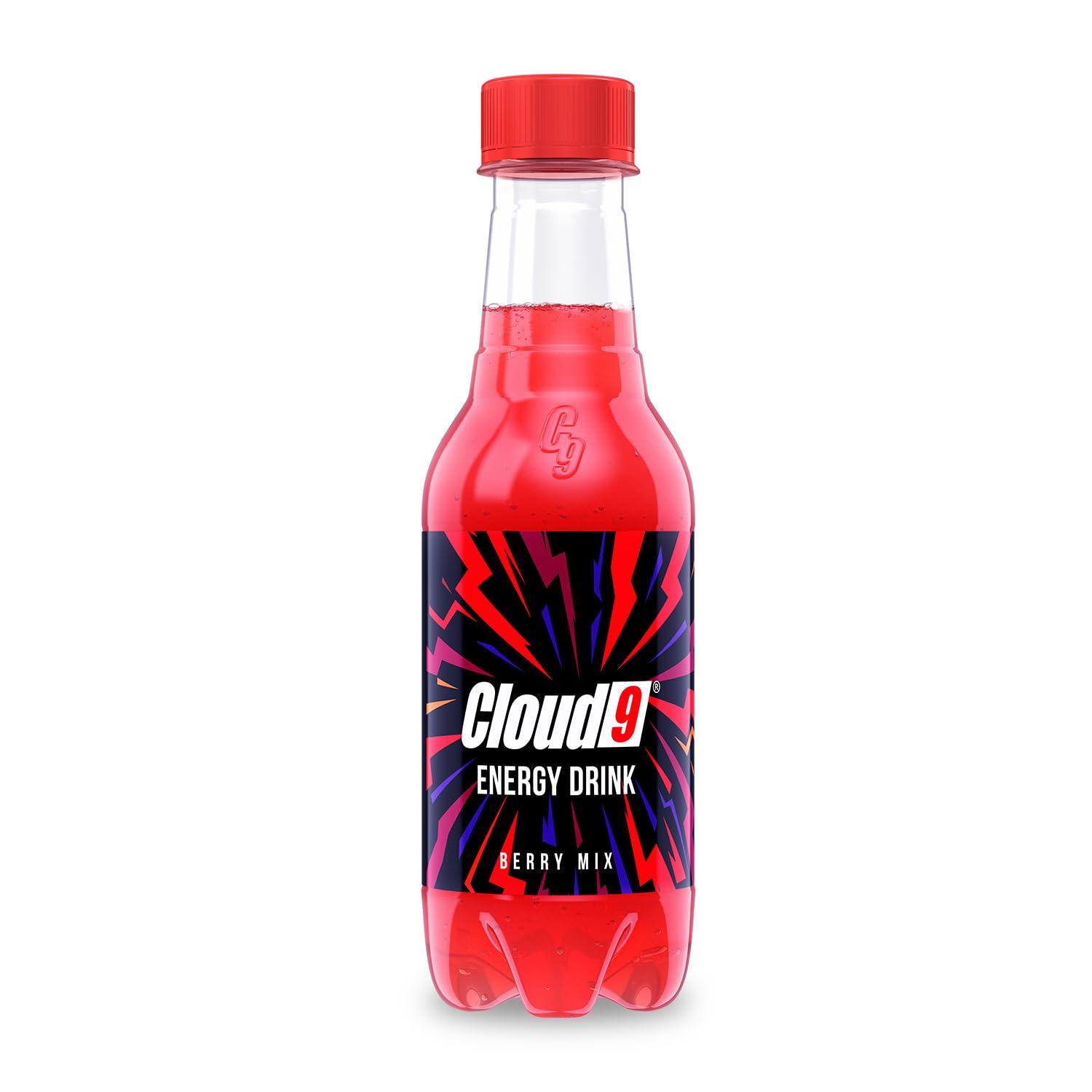 Cloud9 Cloud9 Energy Drink Berry Mix 250ml Bottle - Pack of 30 [Price Including Courier Charges]