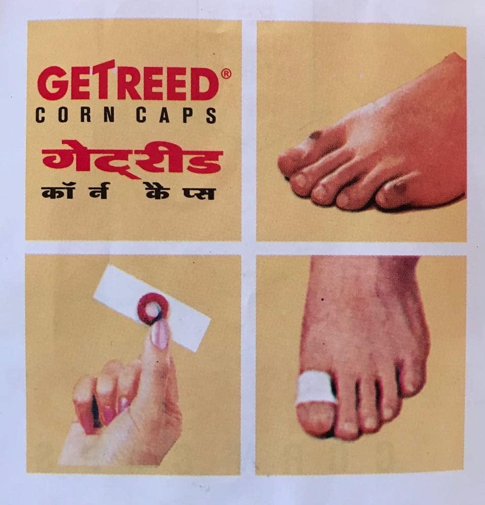 Valentine Remedies Valentine Remedies Getreed Corn Caps Big Size (2 Caps) - Pack of 10