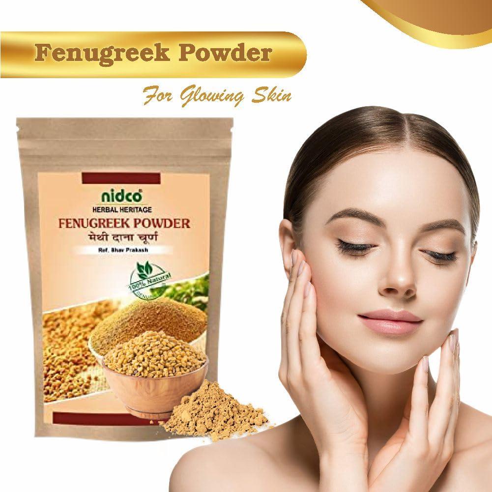 NIDCO Nidco Methi Dana/Fenugreek Powder with the Natural Herbs | Hair Growth | Menthya,| Venthayam| Menthulu| Trigonella Foenum-Graecum 100gms (Pack of 2)