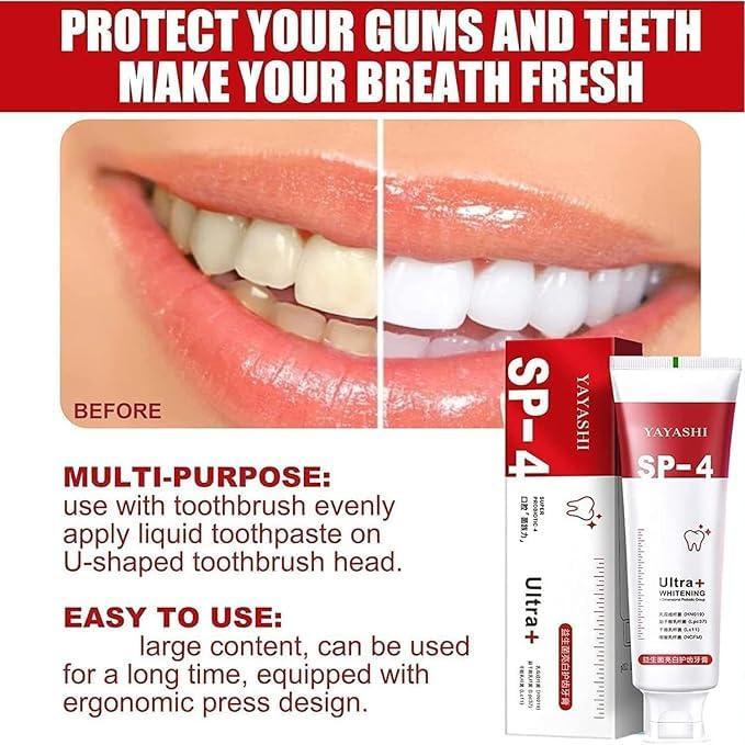 CRULLA SP 4 Toothpaste | sp 4 Toothpaste Ultra Whitening | Ultra Teeth Cleaner, 50g Fresh Mint Flavor (Set of 1)