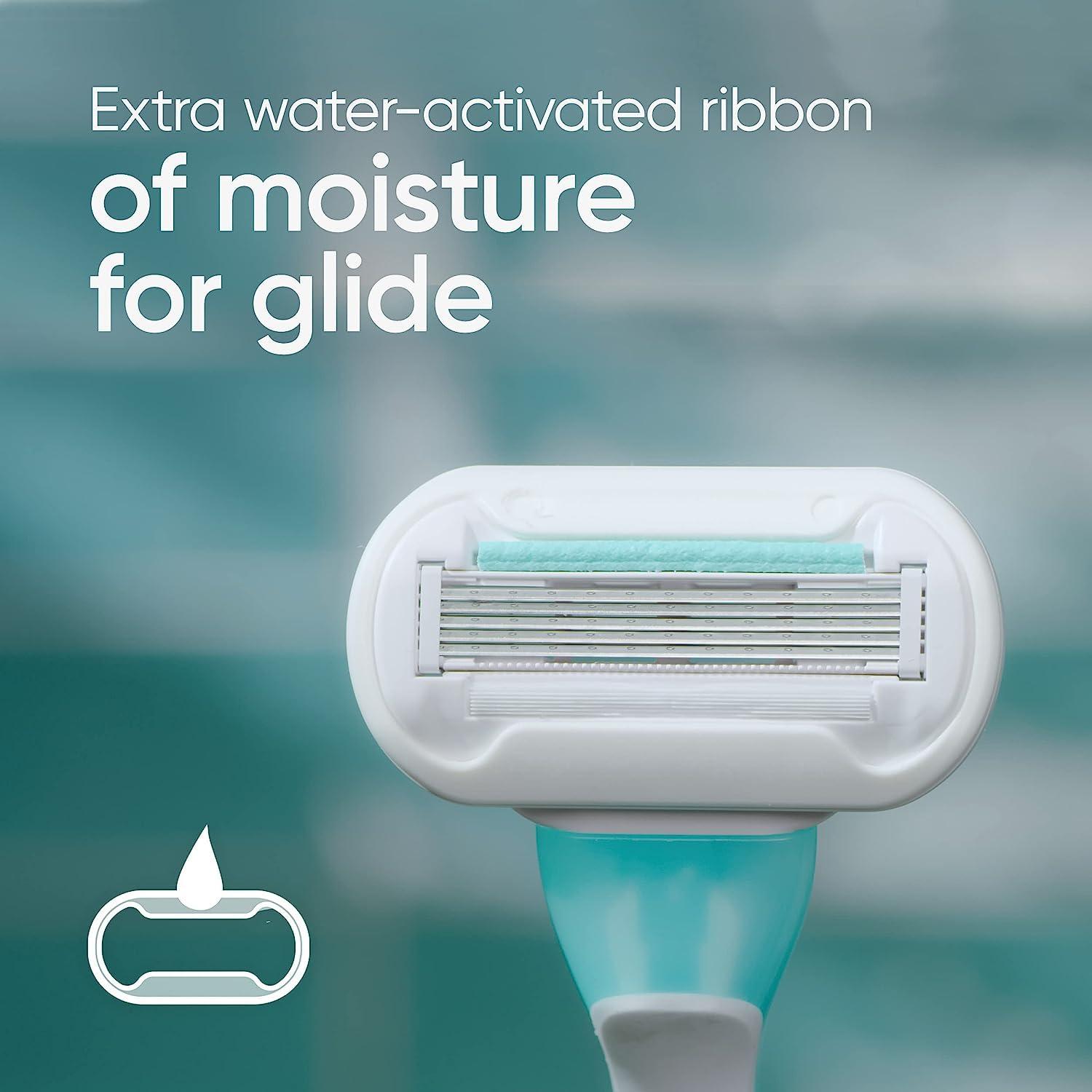 Gillette Venus Gillette Venus Embrace Sensitive Women's Disposable Razor, 2 Count, Womens Razors / Blades