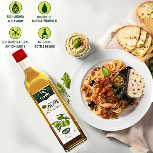 Cudiq Cudiq Extra Virgin Olive Cold Pressed Oil 250 Ml | 100% Natural and Healthy | Cold pressed olive oil for cooking and other uses