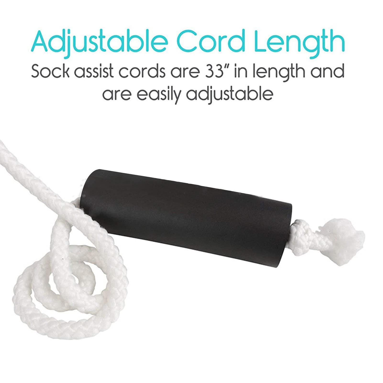 Shanrya Socks Helper, Elderly Sock Aid Effective Tool ABS NonSlip Foam Handle for People in Need for The Elderly for Patient for Aldult