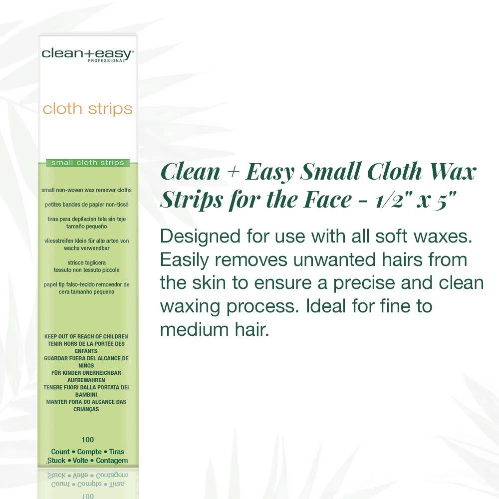 C&E C+E Cloth Waxing Strips, Small (Face) Cloth Strips