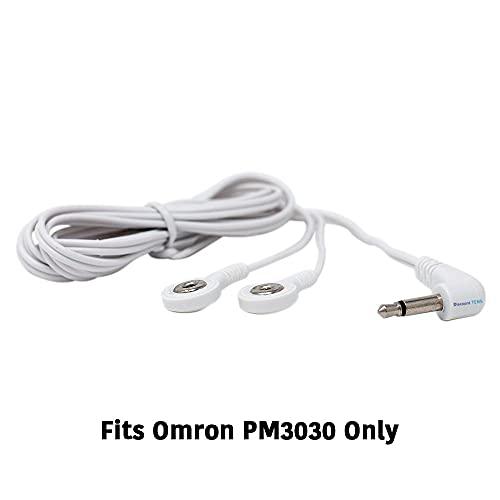 Discount TENS Discount TENS, Omron Compatible Lead Wires. Replacement Lead Wires for Omron Electrotherapy Devices. (PM3030, 2 Snap)