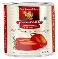 Pasta Zara pastaZARA Whole Peeled Tomatoes in Tomato Juice 2.5KG (Pelati)
