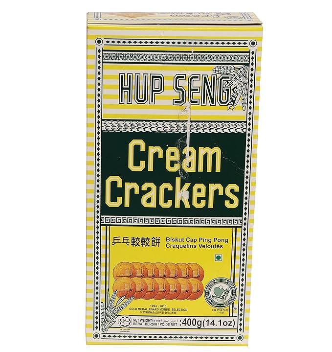 Generic Hup Seng Classic Cream Crackers/Biskut Cap Ping Pong, 400g