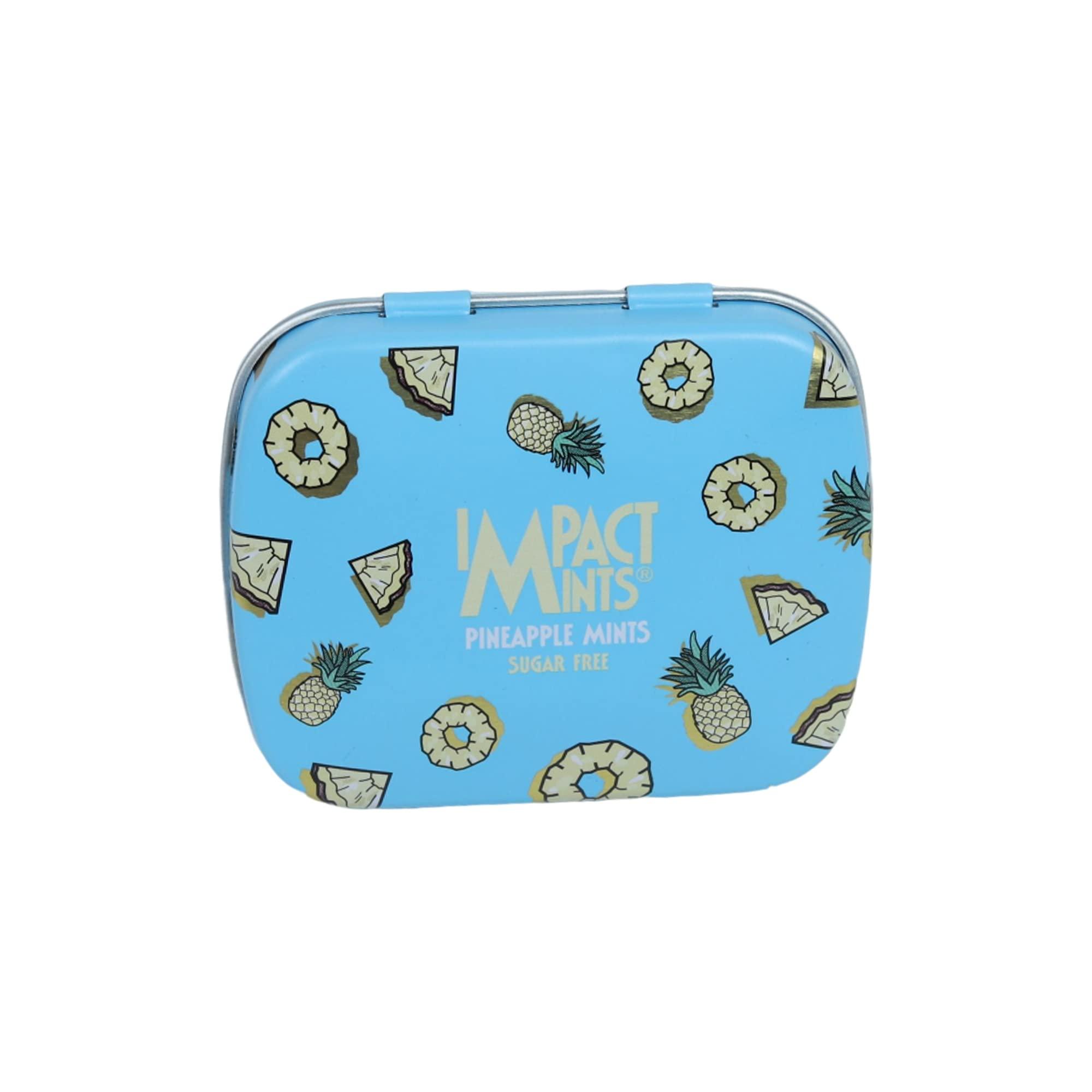 \"IMPACTMINTS\" Impact Mints Sugar Free Pineapple Flavour Mints Summer Edition (14g Each, Pack of 3)