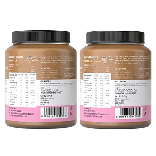The Whole Truth The Whole Truth - Supersaver | Unsweetened Protein Peanut Butter | Pack of 2 | 1850g | Crunchy | No Added Sugar | No Artificial Sweeteners | Gluten Free | No Preservatives | 100% Natural