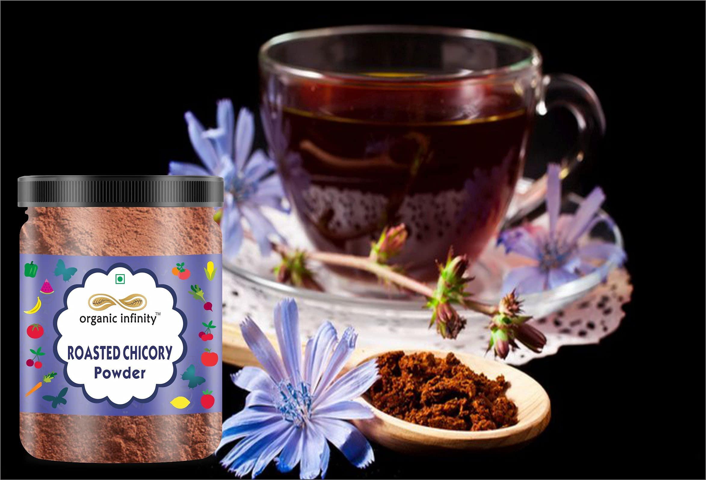 organic infinity Organic Infinity Roasted Chicory Root Powder - 500 GM X 2 = 1 KG by Organic Infinity
