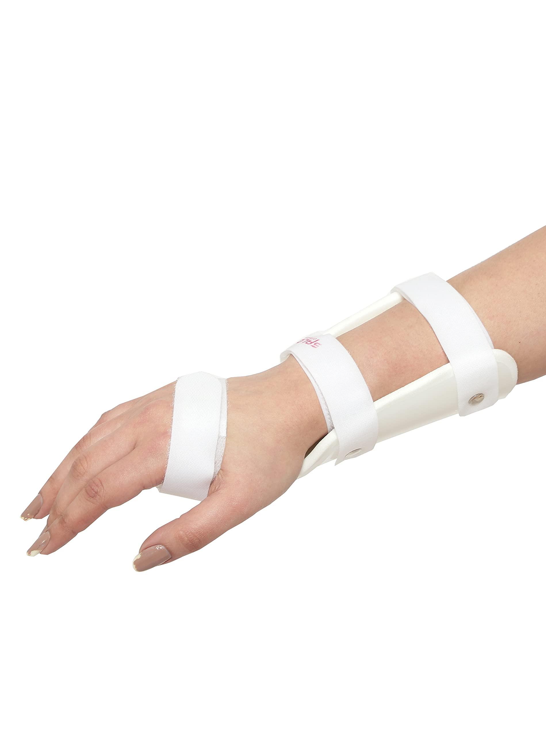 SALO Orthotics SALO Orthotics Half Cock-Up Wrist Splint | Wrist Support for Carpal Tunnel, Tendonitis, Arthritis, Broken Wrist, Sports Injuries Pain Relief | Size - LARGE