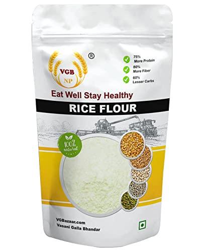 VGBNP VGBNP Rice Flour (Chawal Ka Atta) Pure Rice Powder, Chawal Atta (white rice Flour, Kalimouch rice, Flour idiyappam flour) Healthy Fiber rich Immunity Builder Rice Flour - 10Kg