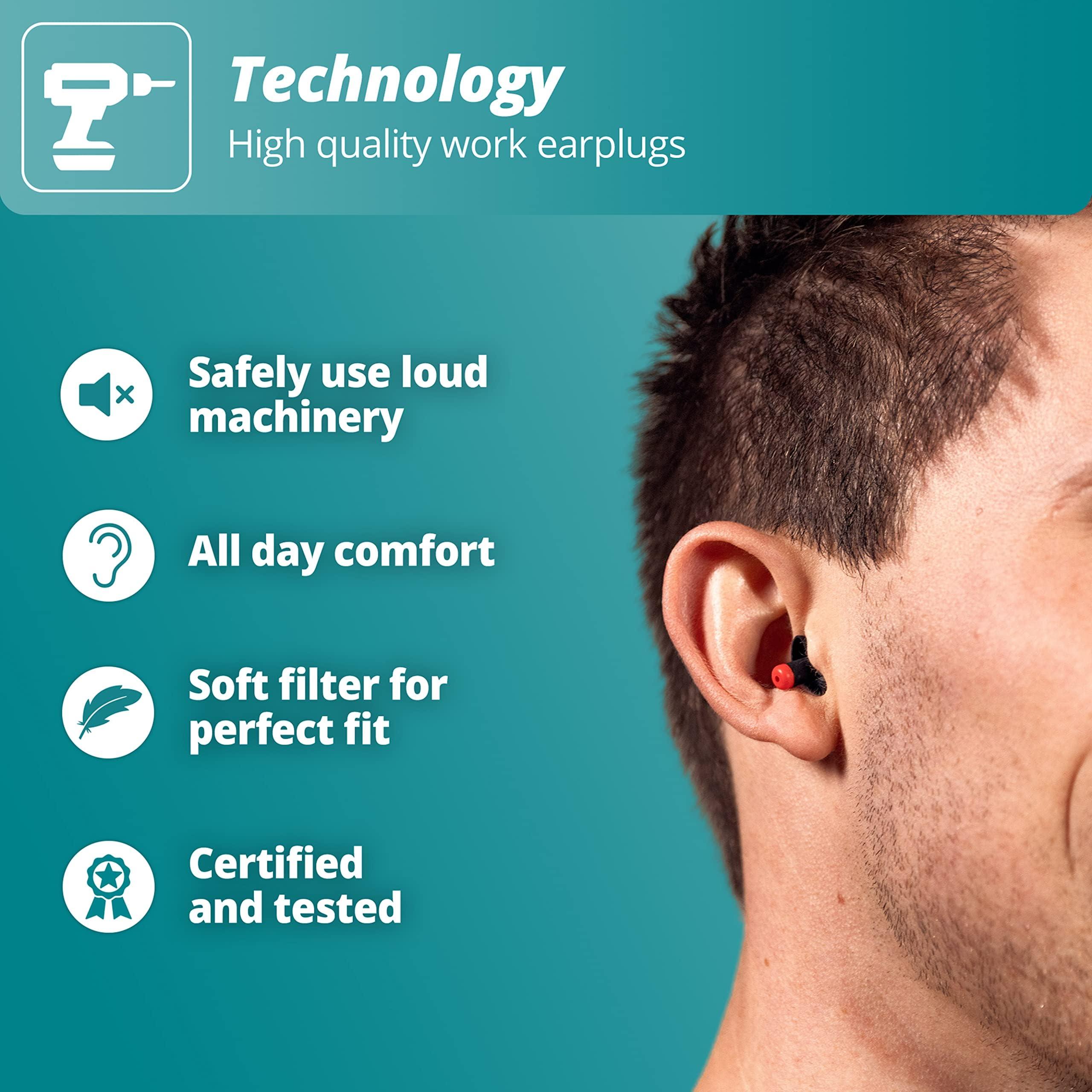 Alpine Hearing Protection Alpine Hearing Protection WorkSafe Silicon Earplugs