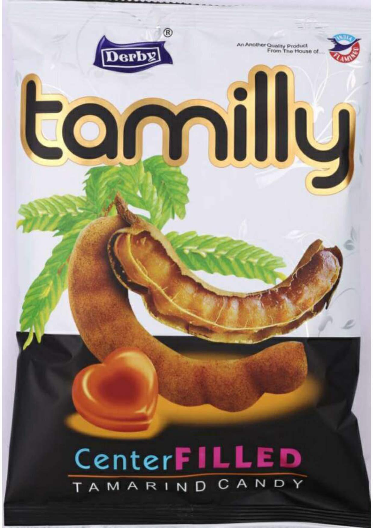 Derby Derby Yummy Tamilly (Tamarind - Center Filled Candy) Candies Party Pack / Return Gifts for Birthday to Your Family and Friends ( 166 Candies )