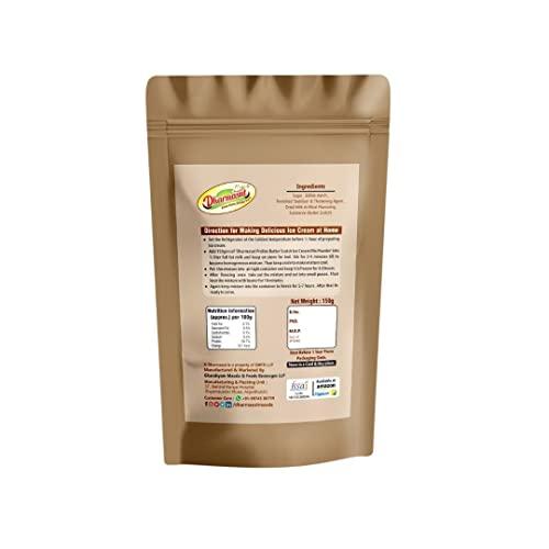 Dharmasut Premium Butterscotch Instant Ice cream Premix Powder Extra Softness 1050g (150g*7)