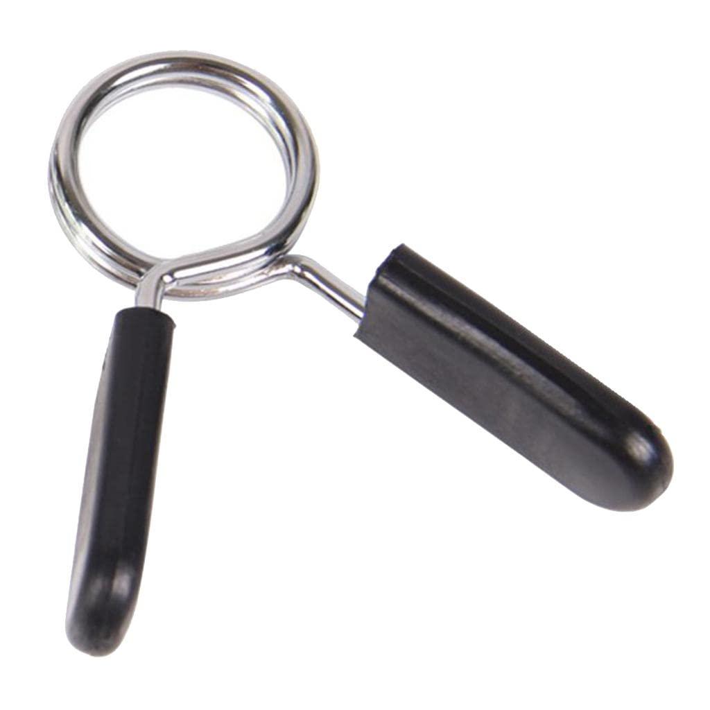 IVELECT Barbel Spring Clip Dumbbell Bar Collar Clamp Weightlifting Bar Lock 30mm