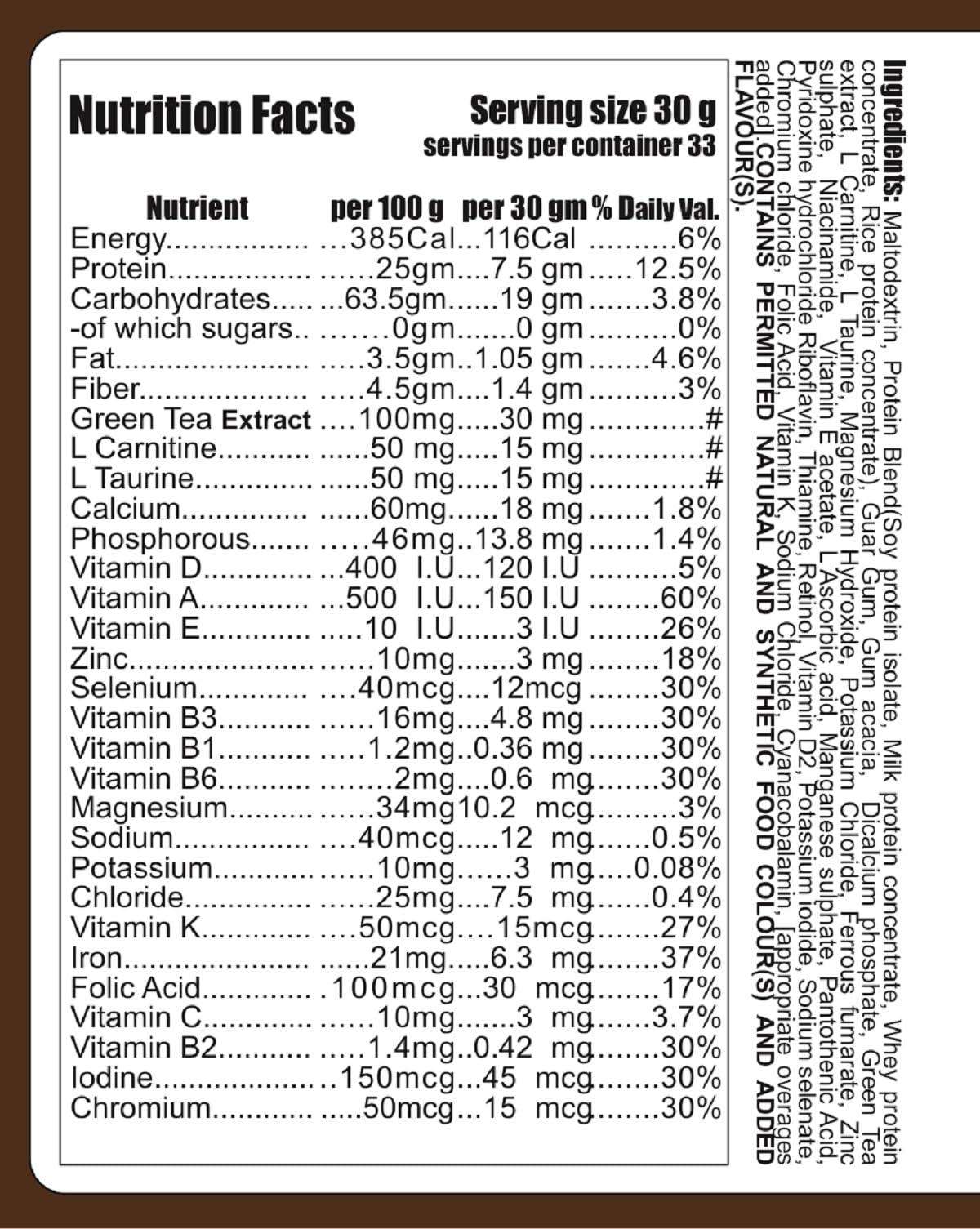 ADVANTA Advanta Sugar Free Weight Gainer Protein for Diabetics 1 kg (Mixed Fruit) + Nutrisugar 75 gm Powder