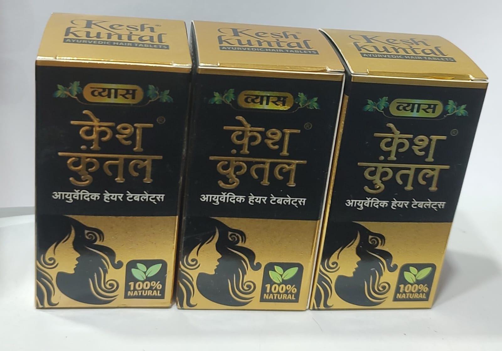VYAS PHARMACEUTICALS Vyas Kesh kuntal, 100 Tablets (Pack of 3)