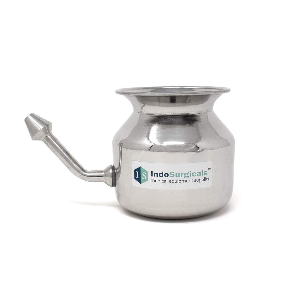 IS IndoSurgicals IS IndoSurgicals Neti Pot with Jala Salt Plus for Sinus Congestion (100 gm)