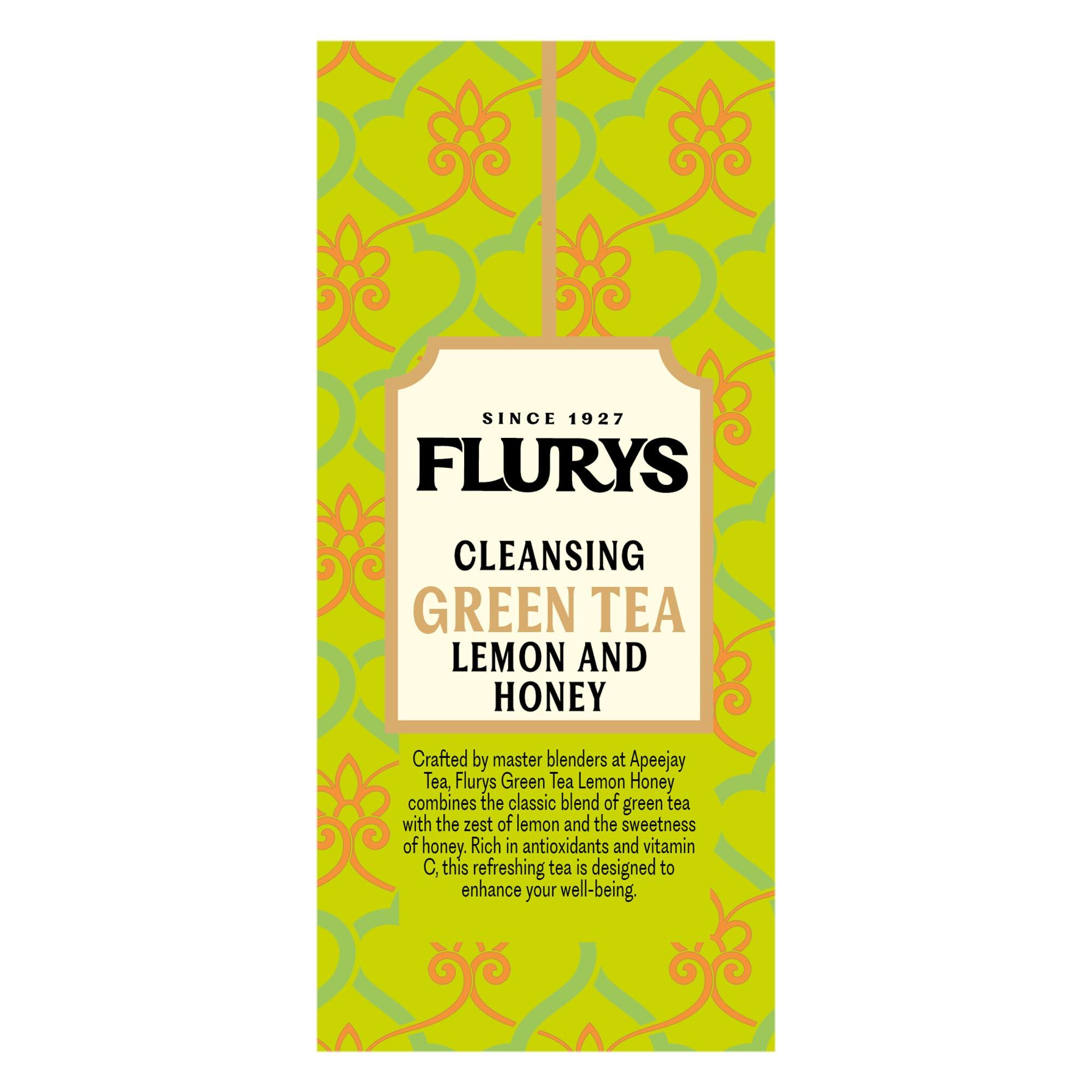 Ty-phoo Ty-phoo Natural Green Tea Lemon and Honey with 25 Heat Sealed Enveloped Bags, 25 Bags