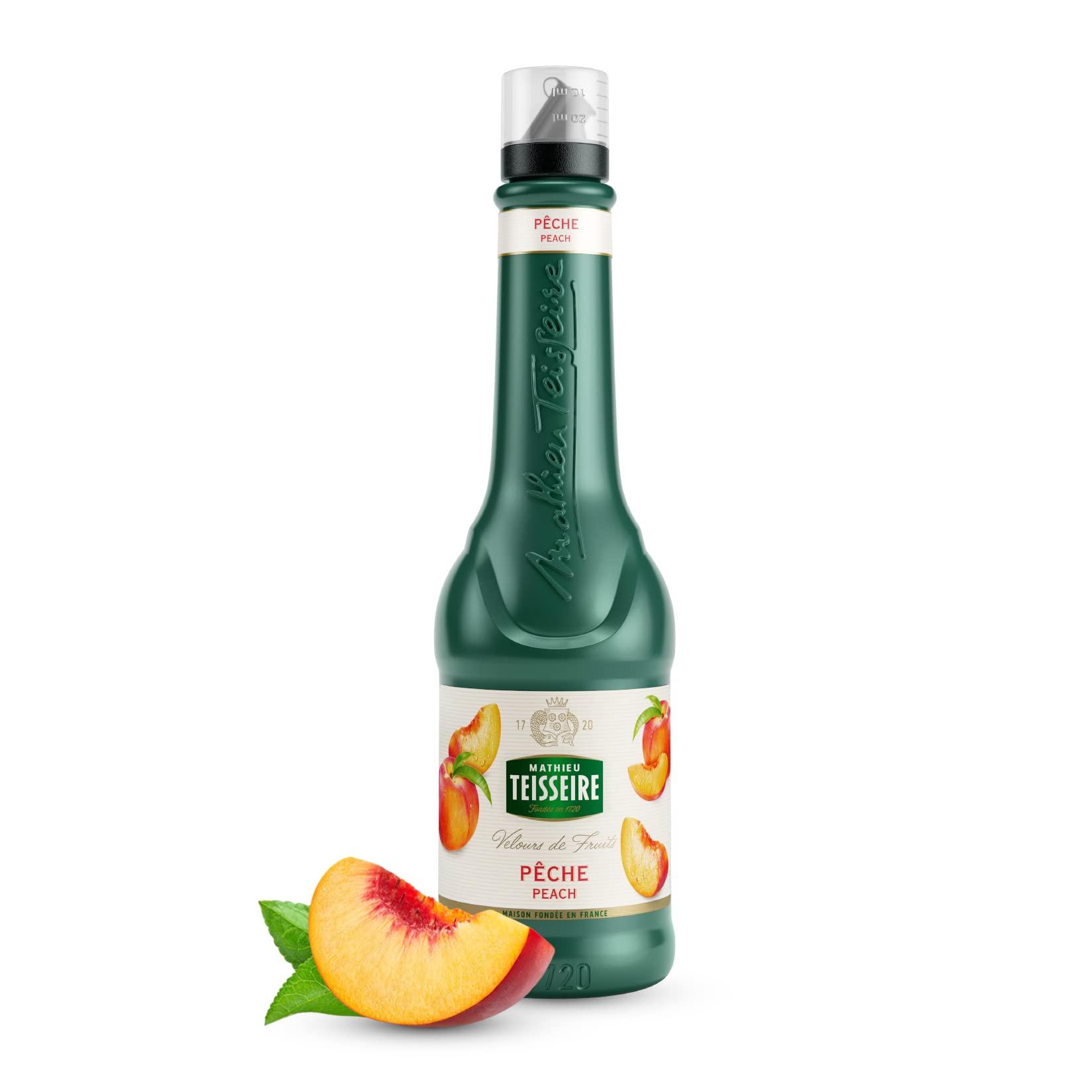 Mathieu Teisseire Mathieu Teisseire Peach Syrup, 23.67 fl oz 700 ml