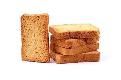 Agrawal Sweets Agrawal Sweets Suji Toast Classic Sooji Rusk Rusk with Suji, Elaichi & Saunf I High Fibre Toast I Handcrafted Bakery Items I Snacks in Fresh I Snacks Combo (Suji RUSK (Pack of 2, 400 GMS)