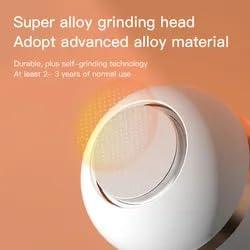 Generic Claver USB Rechargeable Foot Scrubber Hard Dead Skin Pedicure Foot File Professional Electric Foot Grinder Callus Remover