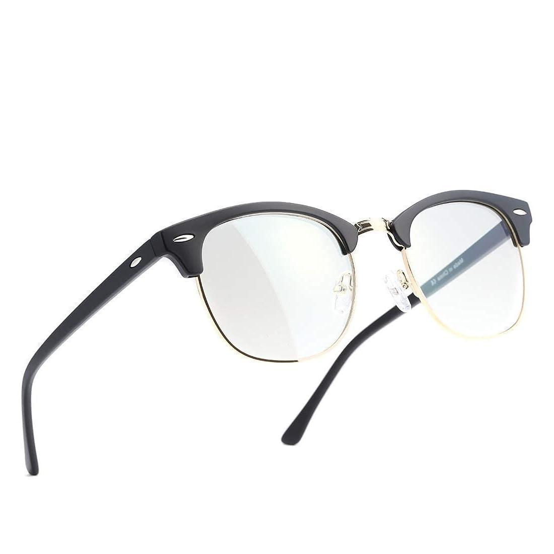 CREEK CREEK Blue Light Blocking Blue Cut Anti Glare Round Glasses Men and Women for Eye Protection from UV by Computer/Tablet/Laptop/Mobile