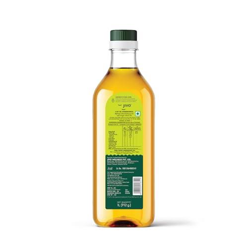 JIVO Jivo Daily Cooking Pomace Olive Oil |1 Litre | Rich in MUFA | Low in Saturated Fat (Pack of 2)